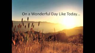 On a Wonderful Day Like Today - Darryl Cotton & The Australian Youth Choir