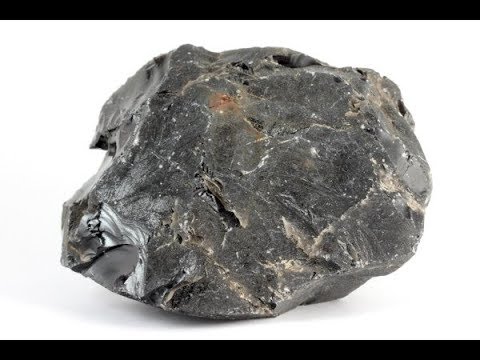 長野県和田峠産 黒曜石 原石 419g Japanese Obsidian Youtube