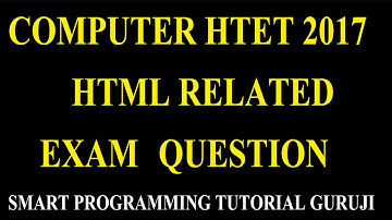 computer Htet examination question in Hindi.(computer Htet 2017)