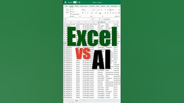 Excel vs AI: Who Wins? 🤖📊AI is powerful, but can it replace Excel? Let’s find out! 👀🔥#excel #ai