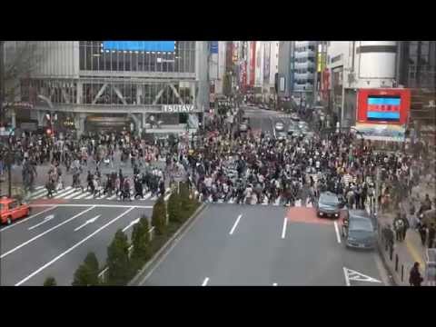 【都市景観】東京・渋谷駅前スクランブル交差点　2013年3月10日（日）