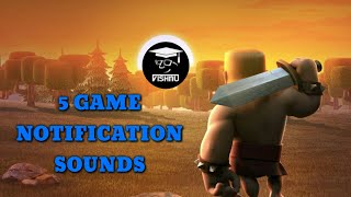 5 Game Notification Sounds - Vishnu Cutz (download links)