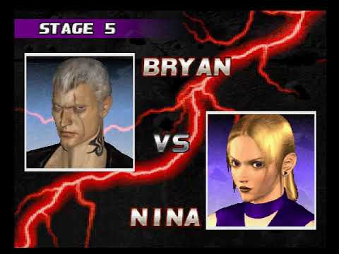 Tekken 3 ( PS1 ) - Bryan - Arcade Mode - Arranged Music ( Dec 20, 2017 )