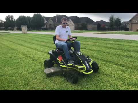 Video: Penawaran Hijau: Ryobi 38-inch 100Ah Electric Riding Lawn Mower $ 2.399 (Reg. $ 2.899), Lebih - Electrek