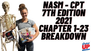 NASM CPT 7th Edition 2021 | How to study, study guide & tips | Show Up Fitness has helped 1,500 pass