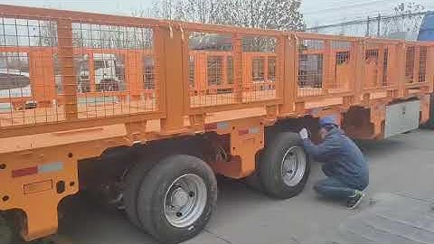 Multi Axle Modular Trailer,Loading capacity is about 180 tons, export delivery video