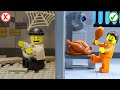 Lego Escape From Strange Prison: Rich Prisoner Vs Poor Prisoner  (Lego Stop Motion)