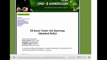 Video Game Tester Jobs - Sneak Peek at Only 4 Gamers