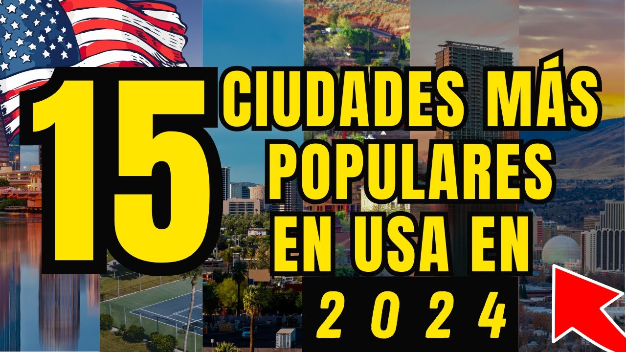 ¡TOP 15 CIUDADES más POPULARES en USA! 🇺🇸 | Carlos Kabadian