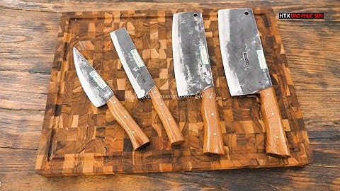 #daophucsen BỘ DAO BẾP CÁN ỐP ĐẦY ĐỦ CHỨC NĂNG- HÀNG CHUẨN CỦA HTX PHÚC SEN