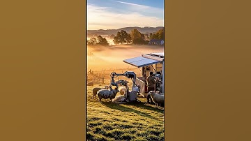 Observing the robotic future of farming amidst #FutureFarming #Robotics #Agriculture #Viral #shorts