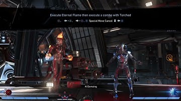 Injustice 2 Firestorm Training Tutorial gameplay