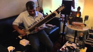 Ashok Nair incredible sitar with CS sensor