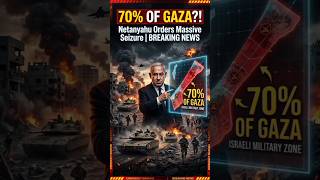 Netanyahu Orders Israeli Army to Seize 70% of Gaza#Gaza #Israel #Netanyahu #BreakingNews