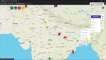 How to view Multiple maps on the gps gateway tracking application
