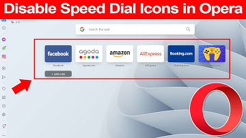 How to disable speed dial icons in Opera Web Browser? // Smart Enough