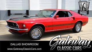 1969 Ford Mustang for Sale. Gateway Classic Cars Dallas #2926-DFW