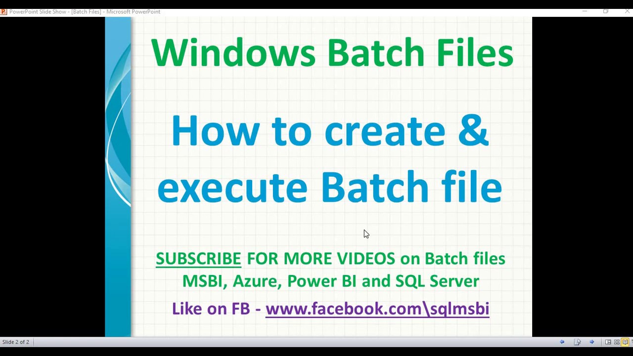 New how to create simple batch file | execute batch files | copy files using batch file