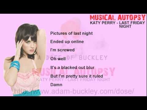 Musical Autopsy: Katy Perry - Last Friday Night