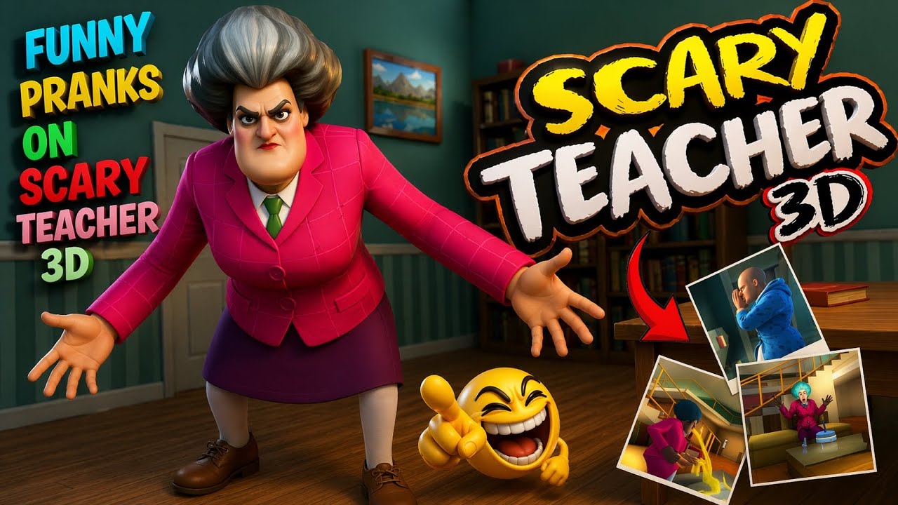 Funny Pranks On Scary Teacher 3D 😂 || Scary Teacher 3D Prank Game ...