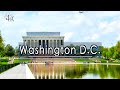 Washington D.C. Rain Virtual Walking Tour 2 Hours and 35 Minute | UHD 【4K】60FPS