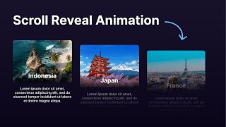 Scroll Reveal Animation Website Tutorial