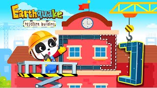 Baby Panda's City Buildings | How To Build Earthquake Resistant Structures | Babybus Games Video screenshot 4