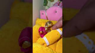 Dekhiye Kaise Karaya Laddu Gopal Ji Ka Ratri Vishram 😴💖 #shorts #trending #viral #ytshorts