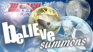 Bleach Brave Souls Summoning Believe Gacha Feat. Kenpachi, Toshiro, Ikkaku