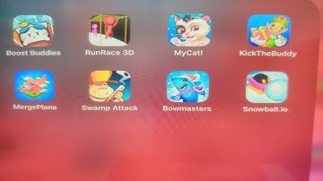 Run Race 3D, Boost Buddies, My Cat, Kick The Buddy, Merge Plane, Swamp Attack, Bowmasters, Snowball