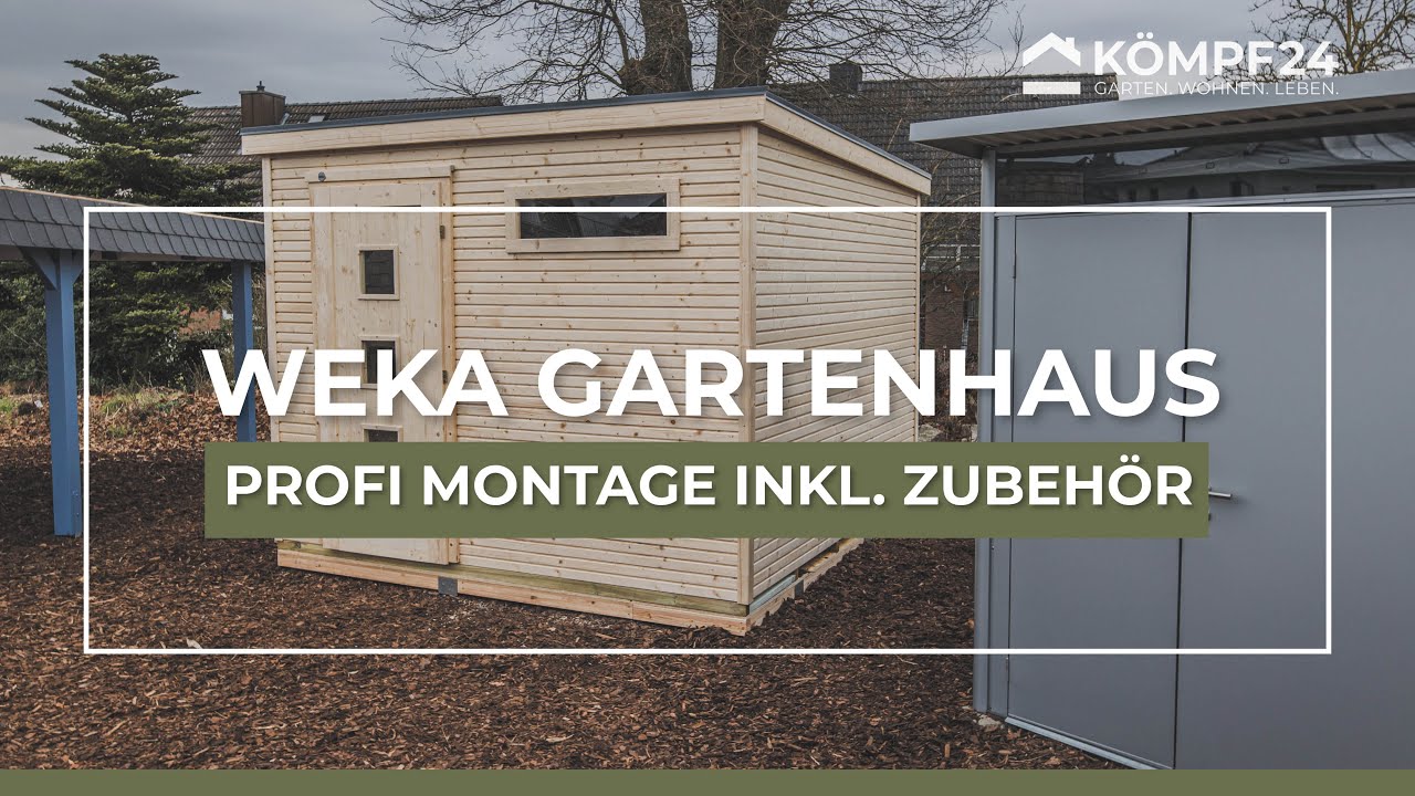 Weka 28 mm Gartenhaus mit 170 cm) Mein-Gartenshop24 (150 A Anbau 