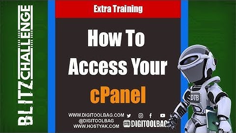 How To Access Your cPanel (HostYak.com)