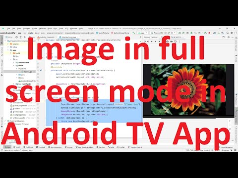 How to easily set an image in full screen mode in your Android TV App?