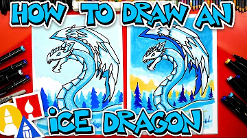 How To Draw An Ice Dragon - Advanced