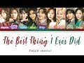 TWICE (트와이스) - The Best Thing I Ever Did (올해 제일 잘한 일) [Color Coded Lyrics/Han/Rom/Eng/가사]