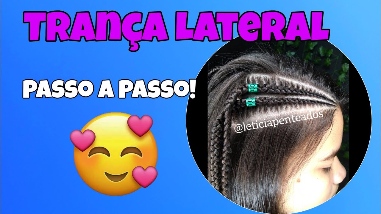 Trança lateral triângular 🔝