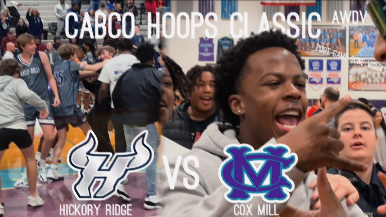 CabCo Hoops Classic: Hickory Ridge (NC) vs Cox Mill (NC) *POST GAME ...