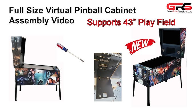 43 inch virtual pinball machine - FLIPPATASTIC - modern art - made for  arcade