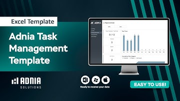 Task Management Excel Template | Organize Tasks with Kanban Dashboard