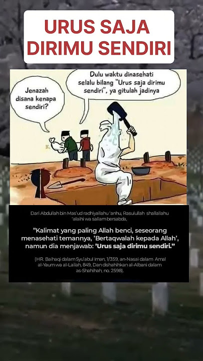 URUS SAJA DIRIMU SENDIRI #shorts #islamicstatus #trending #quotes #viral #katakatabijak