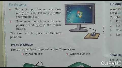 COMPUTER GRADE 2 PART:2 CH 6 MOUSE EXPLANATION