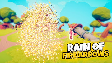 RAIN OF FIRE ARROWS. SUPER SKELETON ARCHER VS EVERY FACTION (CUSTOM)