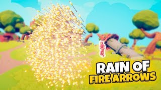 RAIN OF FIRE ARROWS. SUPER SKELETON ARCHER VS EVERY FACTION (CUSTOM)