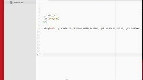 PyGtk Tutorial - MessageDialog