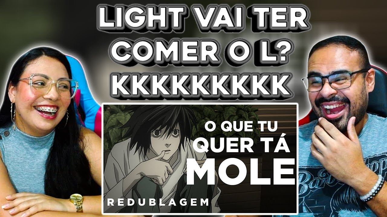 REACT EM CASAL Death Note da Bagaceira (Paródia Redublagem)