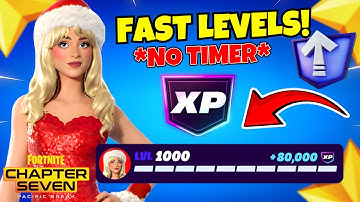 *NO TIMER* Fortnite XP MAP to LEVEL UP FAST in Chapter 7! (WORKS in FORTNITE WINTERFEST) 🤩😱