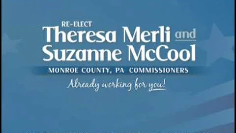 Theresa Merli and Suzanne McCool for Monroe County...