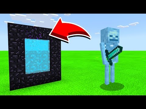 How To Make A Portal To THE ICE SKELETONS in Minecaft Pocket Edition/MCPE