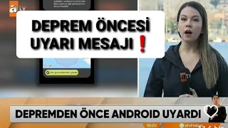 Deprem Öncesi Uyarı Mesajı❗@aaltundis #depremtürkiye #deprem  #earthquaketurkey #earthquake