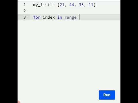 Simple code to Access Index of a List using Python ⚡ #education # ...